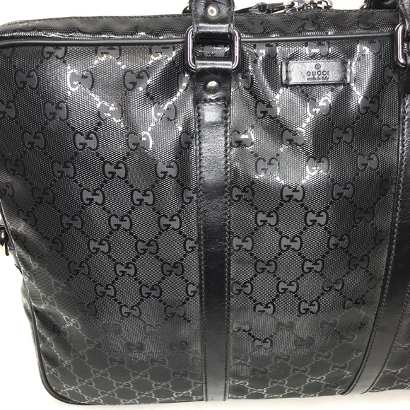 Authentic Gucci unisex black laptop bag - Picture 4 of 16